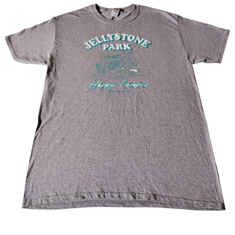 Jelly Stone Park Mill Run PA Gray Top Size Medium Short Sleeve - Imperfect #2